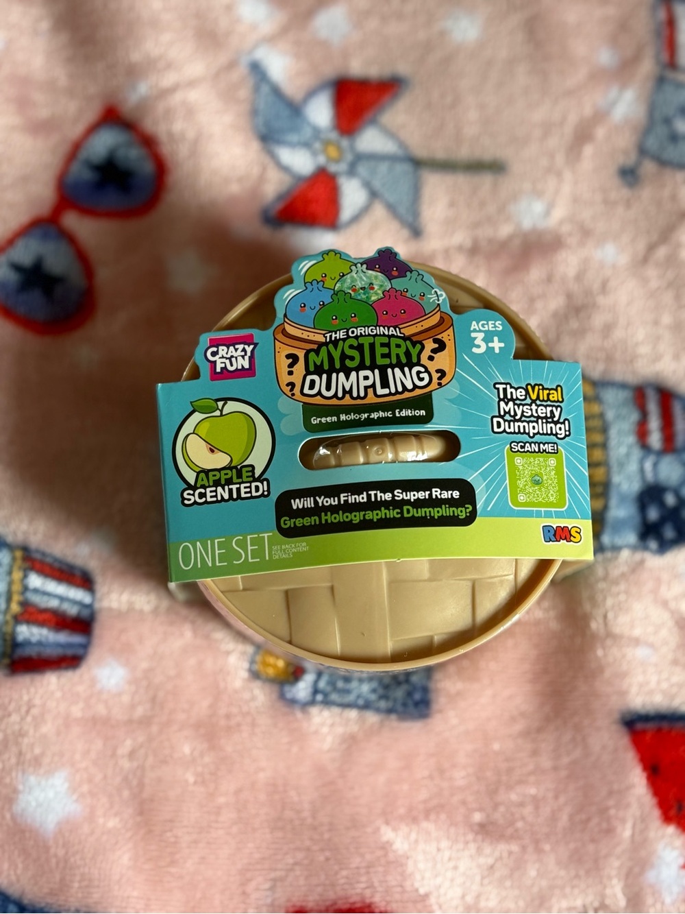 The Original Mystery Dumpling Apple Scented Green Holographic Edition